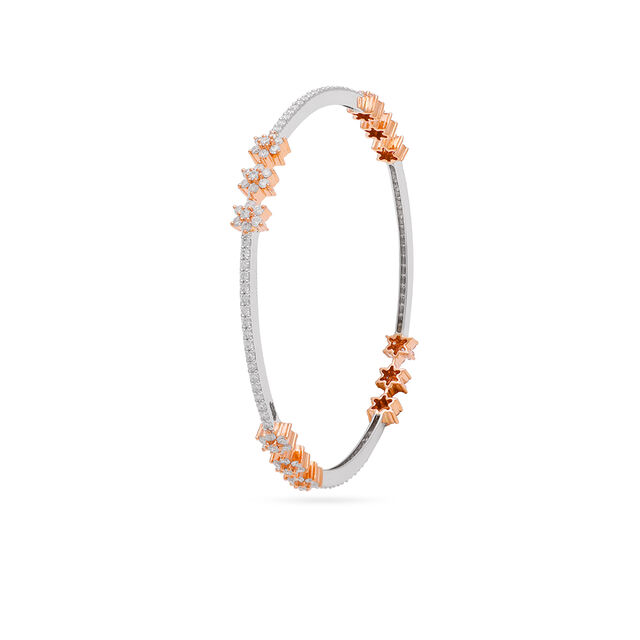 Floral Diamond Delight Bangle
