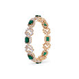 Octagon Green Onyx and Diamond Bangle,,hi-res 2