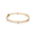 Delicate Diamond and Gold Bangle,,hi-res 