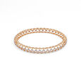 Leaf-Motif Diamond and Gold Bangle,,hi-res 