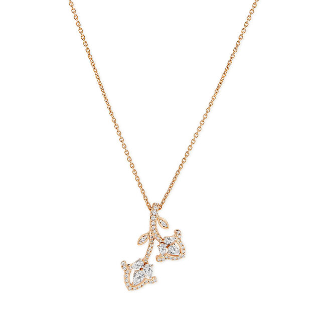 Tanishq 18KT Diamond Pendant with Chain for Women 2