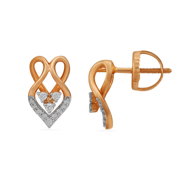 Tanishq 18 Karat Diamond Earrings for Women 2
