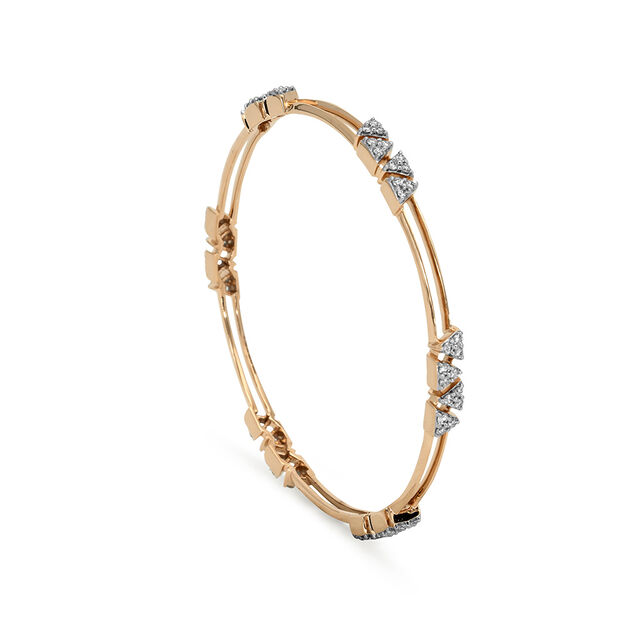 Tanishq 18 Karat Diamond Bangle for Women 2