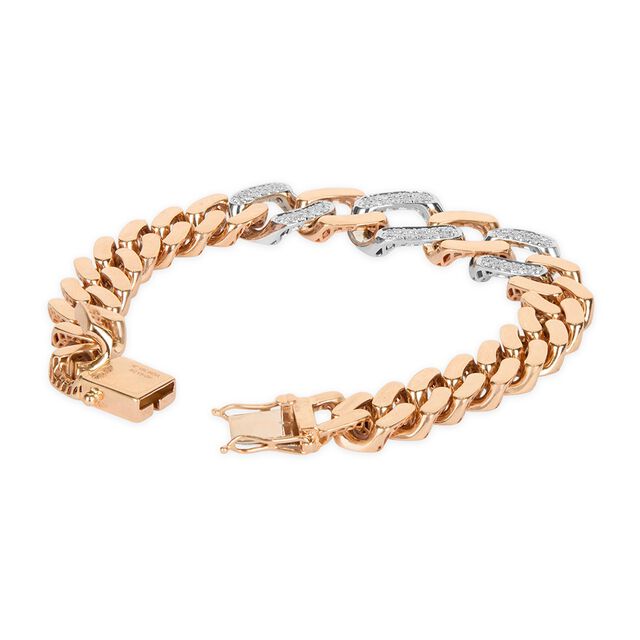 Tanishq 18KT Diamond Link Bracelet for Men 2