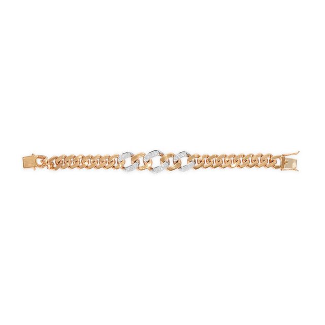 Tanishq 18KT Diamond Link Bracelet for Men 4