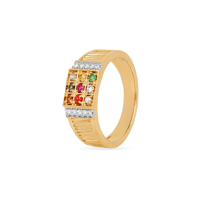 Tanishq 18KT Diamond Finger Ring for Men 2