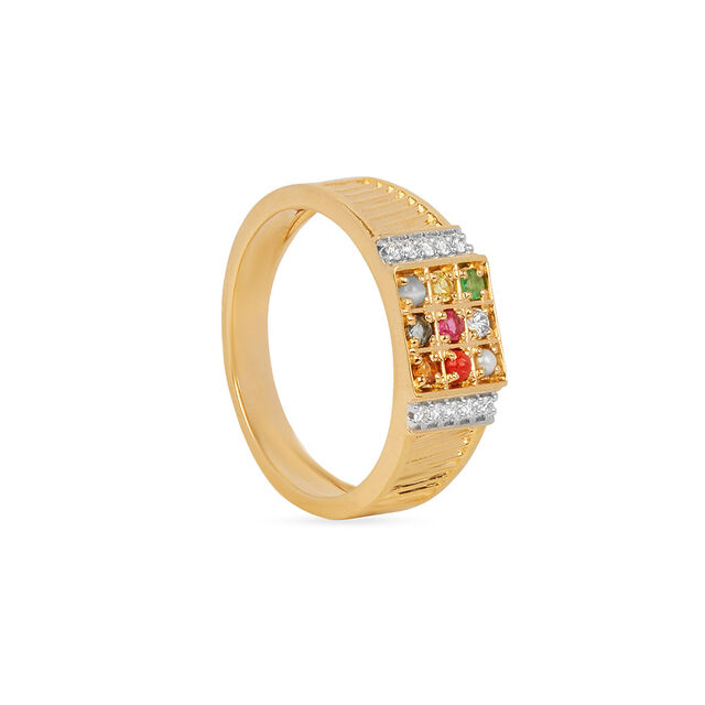 Tanishq 18KT Diamond Finger Ring for Men 3