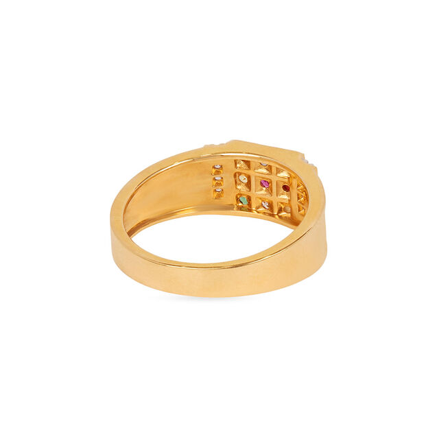 Tanishq 18KT Diamond Finger Ring for Men 4
