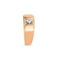 Sheen Diamond Cross Gold Ring 