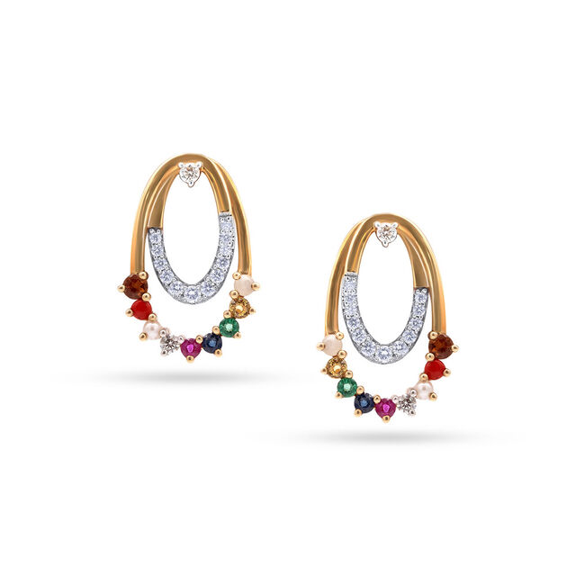 Enchanting Celestial Gem Earrings 