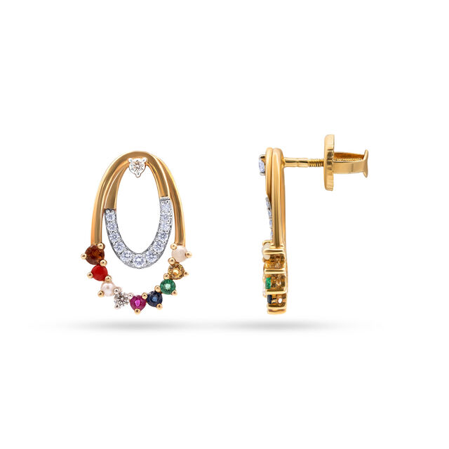 Enchanting Celestial Gem Earrings 2