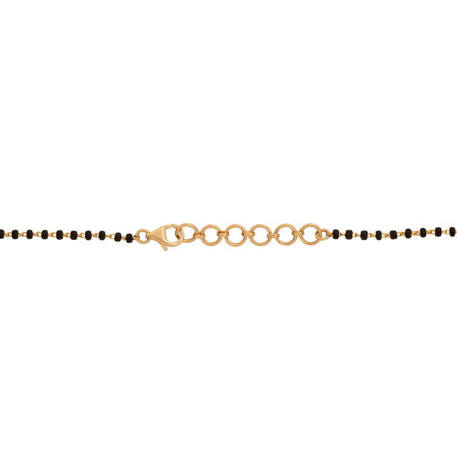 Swirl and Floral Diamond and Gold Mangalsutra,,hi-res 3