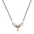 Graceful Diamond and Gold Mangalsutra,,hi-res 