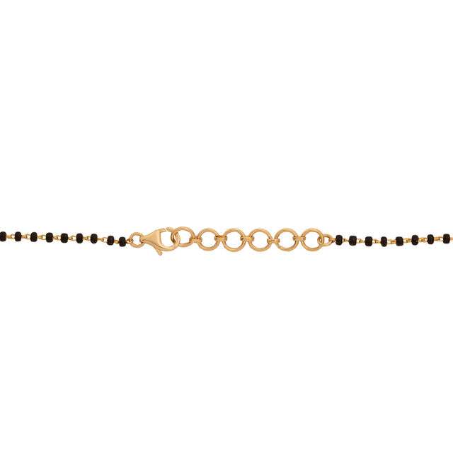 Floral Motif Diamond and Gold Mangalsutra,,hi-res 3