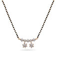 Sun Motif Diamond and Gold Mangalsutra,,hi-res 