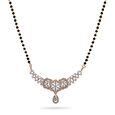 Modern Gold and Diamond Mangalsutra,,hi-res 