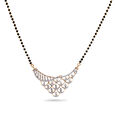Cascading Gold and Diamond Mangalsutra,,hi-res 