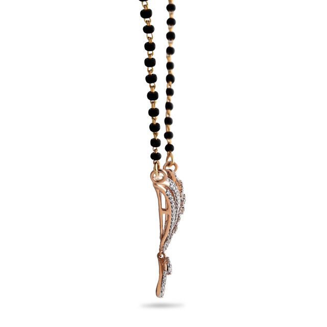Intricate and Modern Diamond and Gold Mangalsutra,,hi-res 2