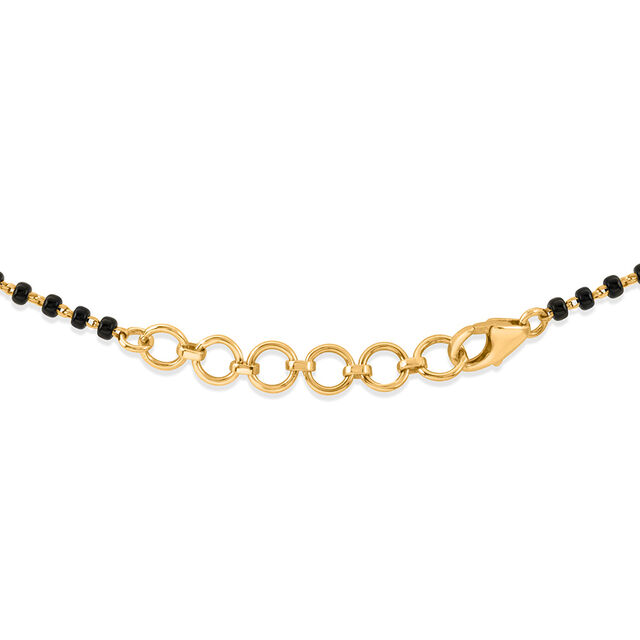 Diamond Accented Black Bead Mangalsutra 2