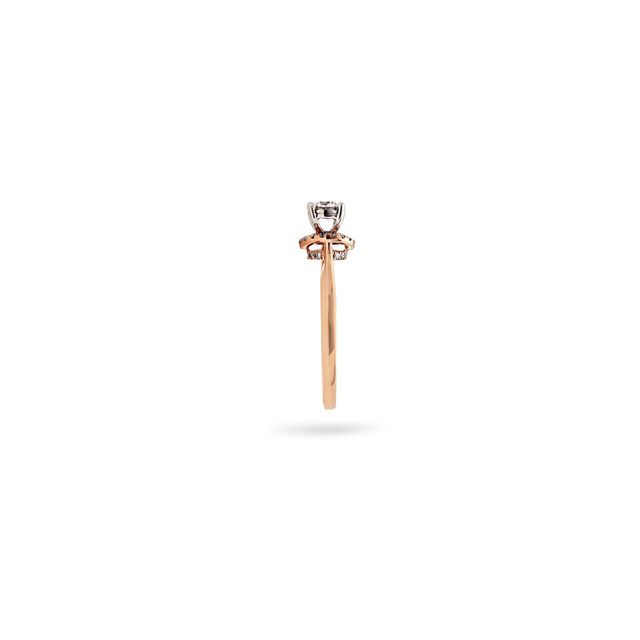 Luminous Solitaire Halo Ring,,hi-res 2