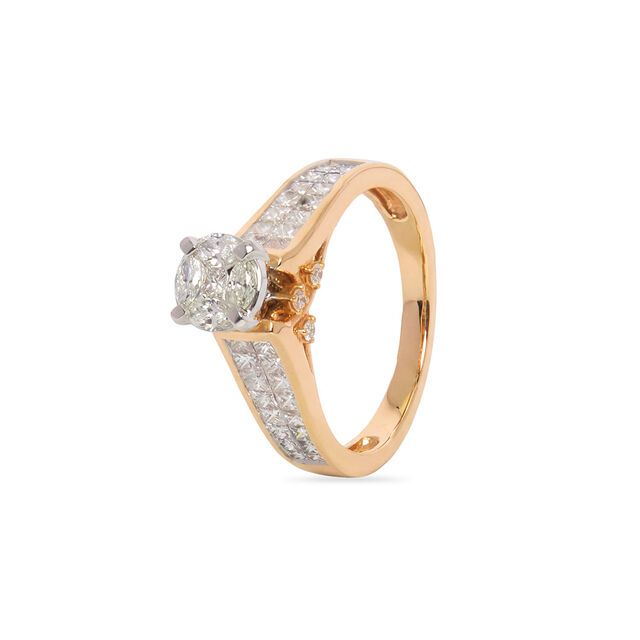 Tanishq 18KT Diamond Finger Ring 2