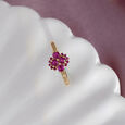 Golden Gem Ring in Bloom 