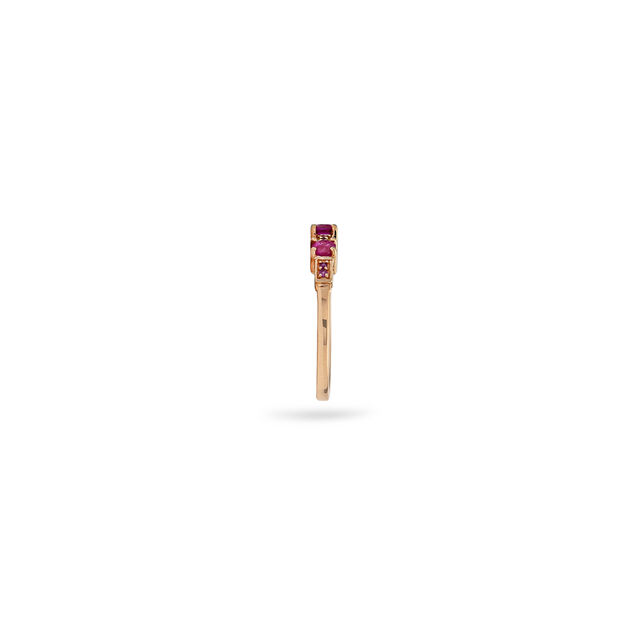 Radiant Ruby Symphony Gold Ring,,hi-res 2