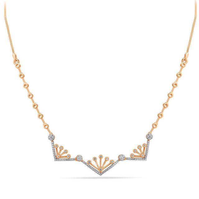 Rose Gold Galaxy Necklace 