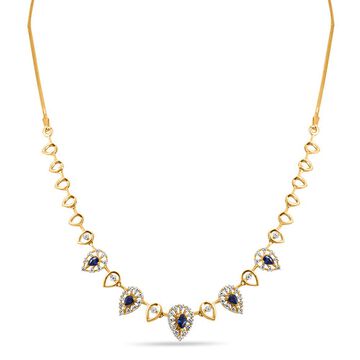 Midnight Elegance Teardrop Necklace