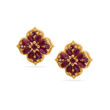 Tanishq Diamond Earrings