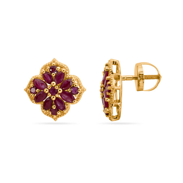 Tanishq Diamond Earrings