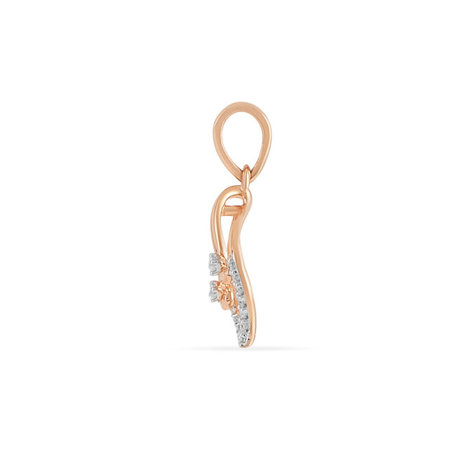 Tanishq 18 KT Layered Drop Pendant Setfor Women 3