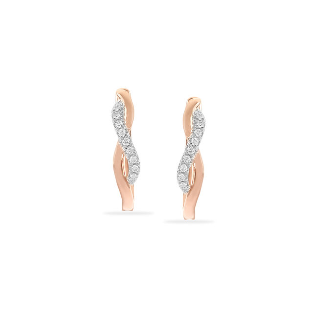 Tanishq 18 Karat Diamond Earrings for Women 