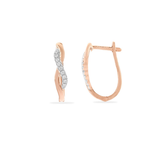 Tanishq 18 Karat Diamond Earrings for Women 2