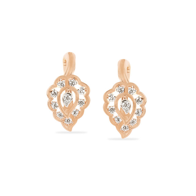 Tanishq 18 Karat Diamond Earrings for Women 