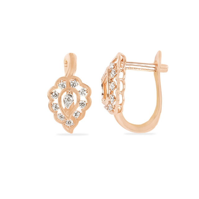 Tanishq 18 Karat Diamond Earrings for Women 2