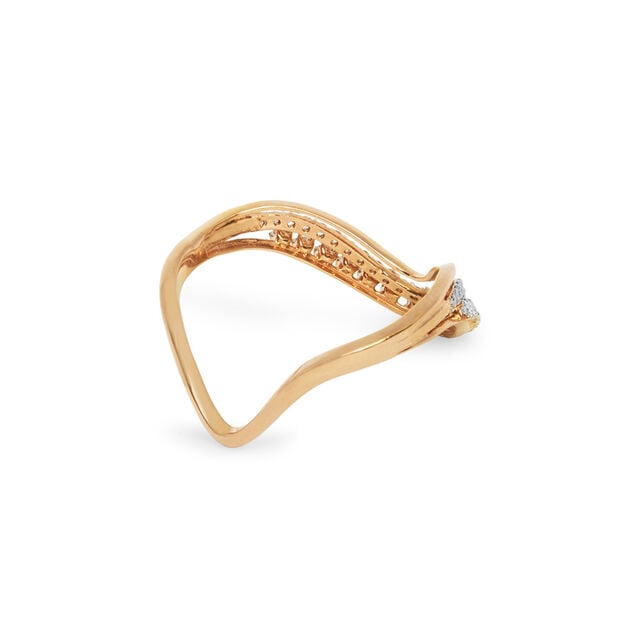 Tanishq 18KT Diamond Finger Ring 4