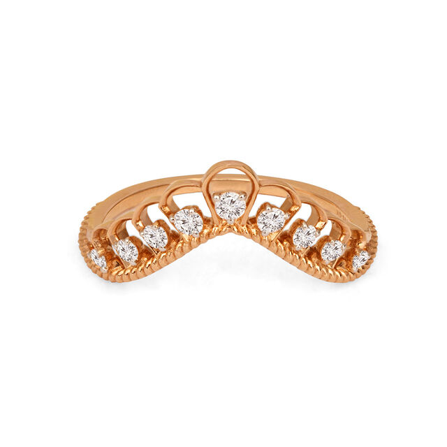 Tanishq 18KT Diamond Finger Ring for Women 