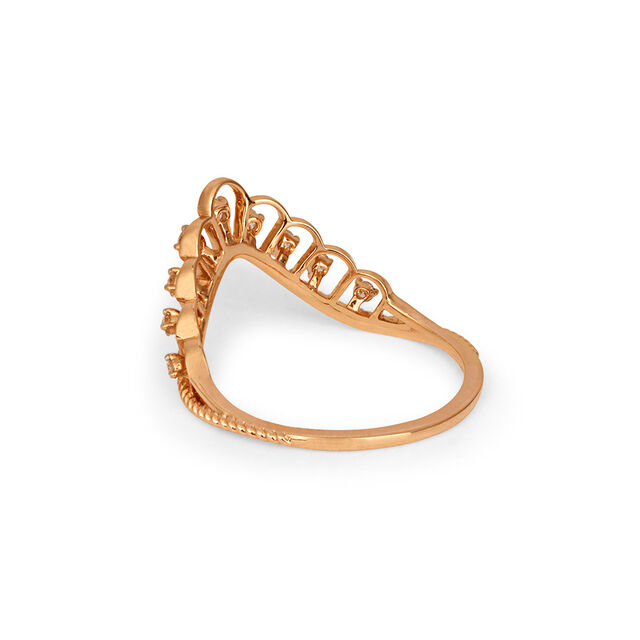 Tanishq 18KT Diamond Finger Ring for Women 4