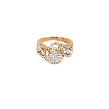 Tanishq 18KT Diamond Finger Ring for Women