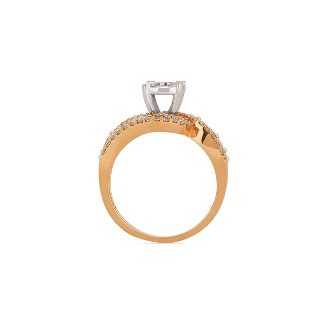 Tanishq 18KT Diamond Finger Ring for Women 4