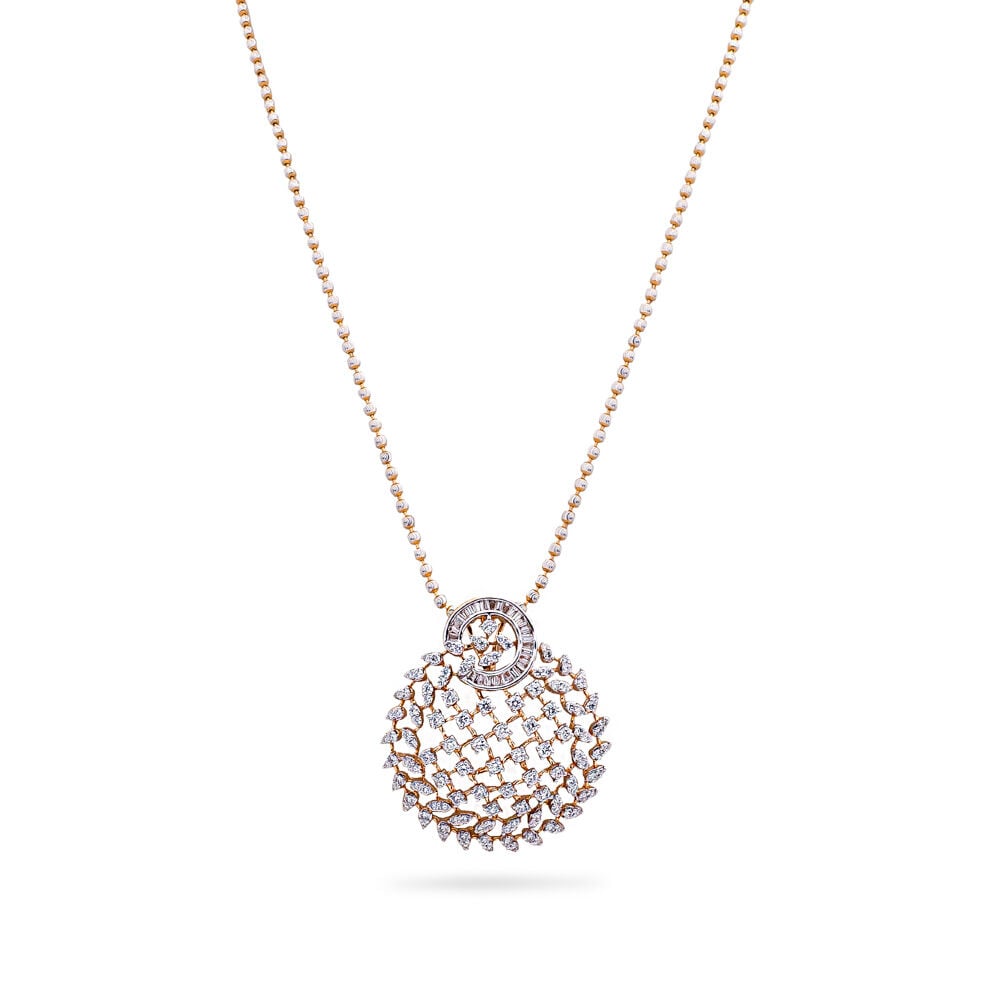 Tanishq white gold necklace hot sale