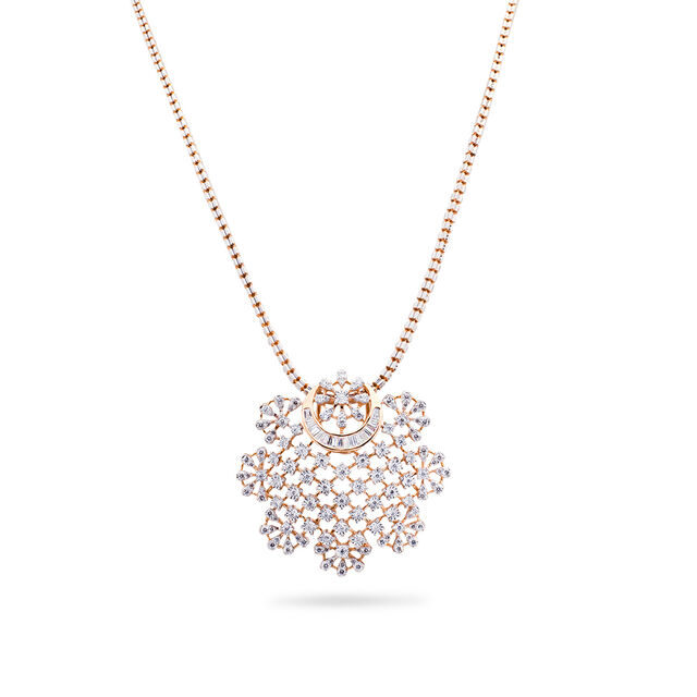 Delicate Blossoms Pendant with Chain,,hi-res 