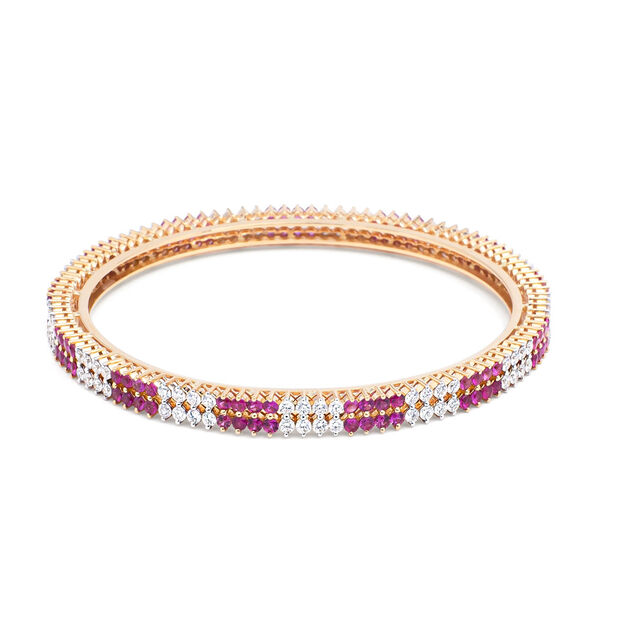 Jewel Waltz Ruby Bangle,,hi-res 