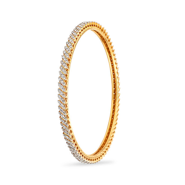 Elegant Botanical Bangle,,hi-res 2
