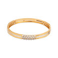 Dainty Diamond and Gold Bangle,,hi-res 