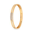 Dainty Diamond and Gold Bangle,,hi-res 2