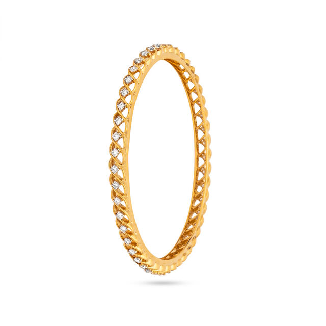 Gleaming Grace Bangle,,hi-res 2