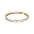 Luminous Legacy Gold and Diamond Bangle,,hi-res 