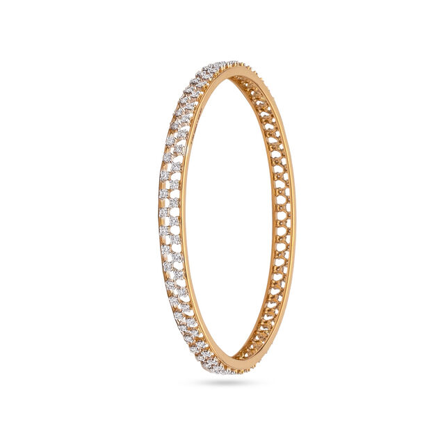 Luminous Legacy Gold and Diamond Bangle,,hi-res 2
